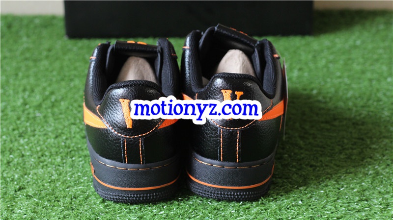 Special Field vlone X Air Force 1 Low Black Orange